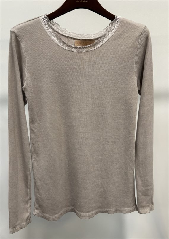 Marta - Belinda LS - T-shirt - Beige