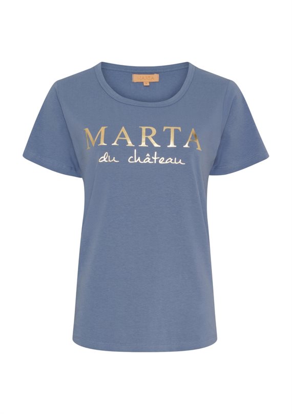 Marta - Jeanette Tee - Denim blue