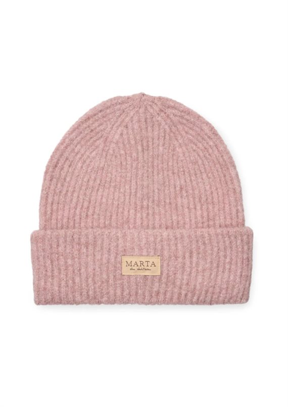 Marta - Rib Beanie Hue - Rose - Onesize