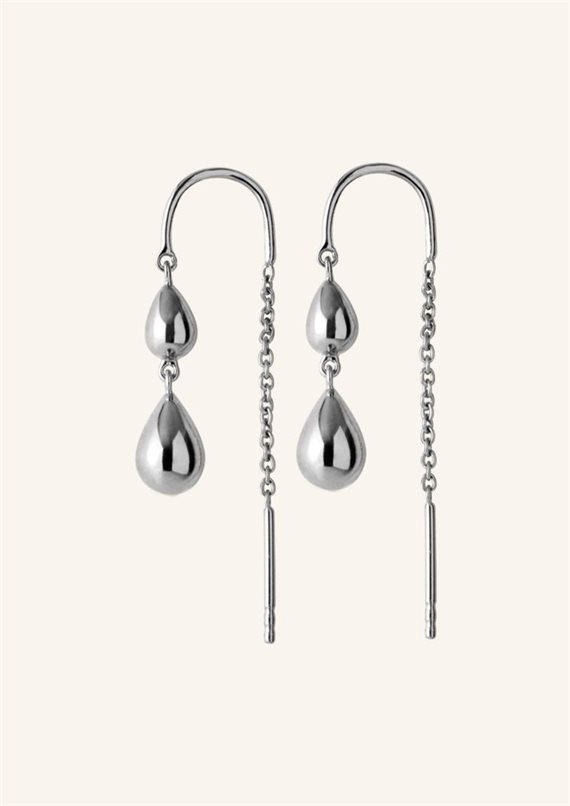 Pernille Corydon - Rain Earrings - Silver 