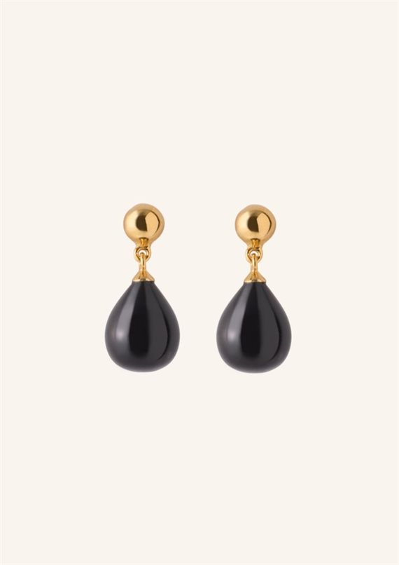 Pernille Corydon - Soft Rain Earrings - Guld - 18 mm