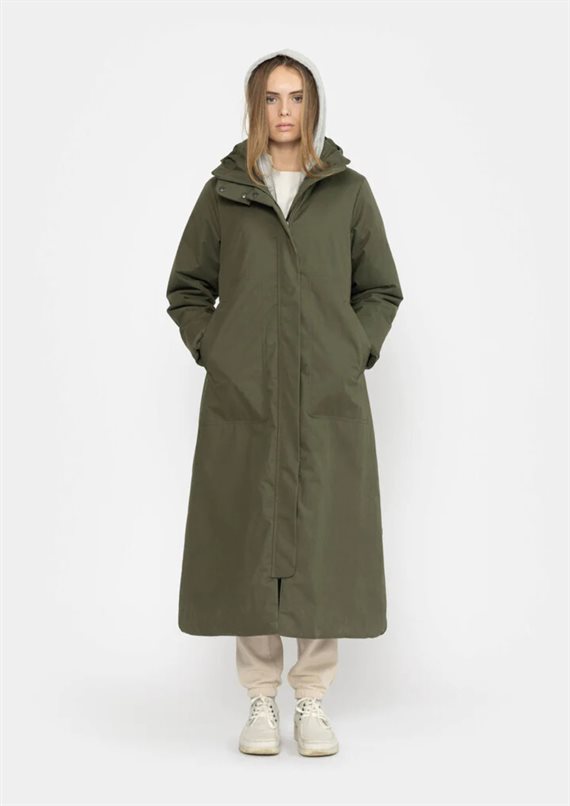 Selfhood - Long Parka Coat - Army