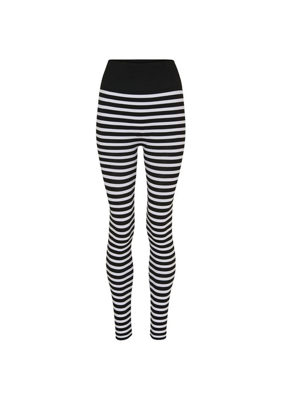 Tim & Simonsen - Arianna Stripe Legging HW - Nero-Bianco - Onesize