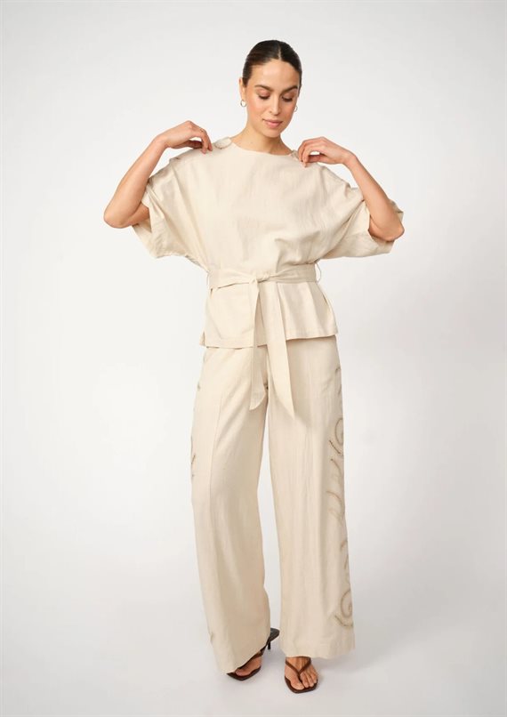 Mos Mosh - Rikas Sobia Bluse - Clay