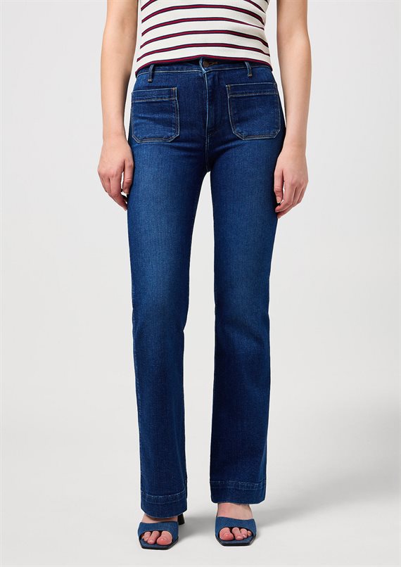 Wrangler - Flare Jeans - Dark Wash