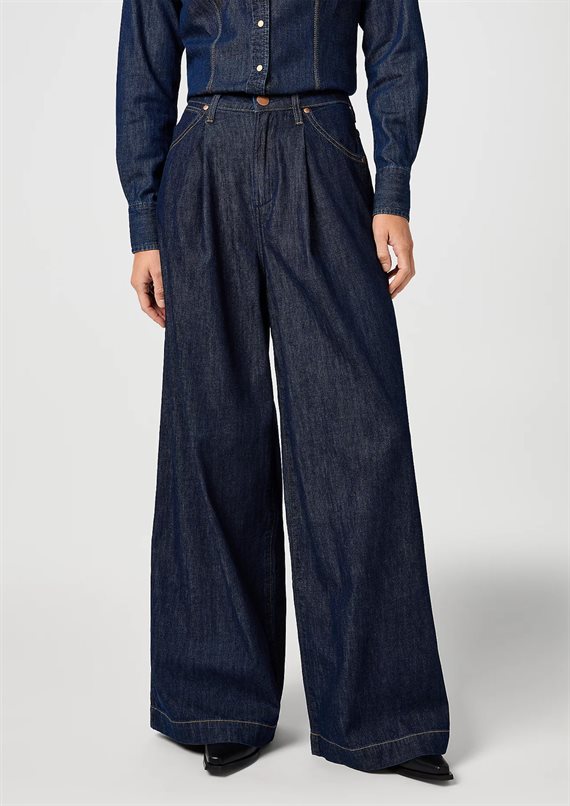 Wrangler - Pleated Jeans - Saddle